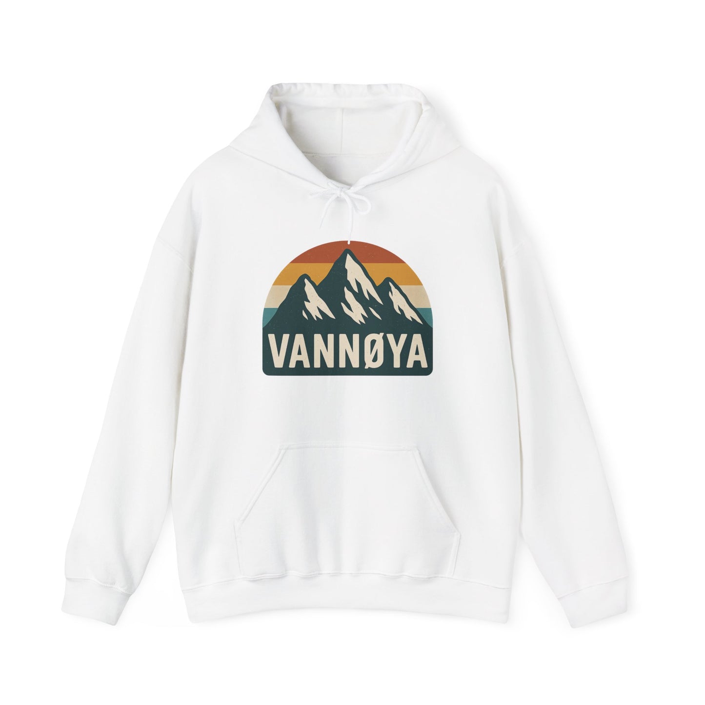 Mountain VANNØYA Unisex Hoodie - Cozy, Outdoor-Inspired Sweatshirt