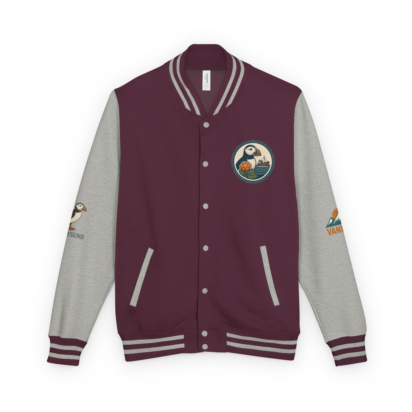 Unisex Collegejacke – Retro-Look trifft Komfort