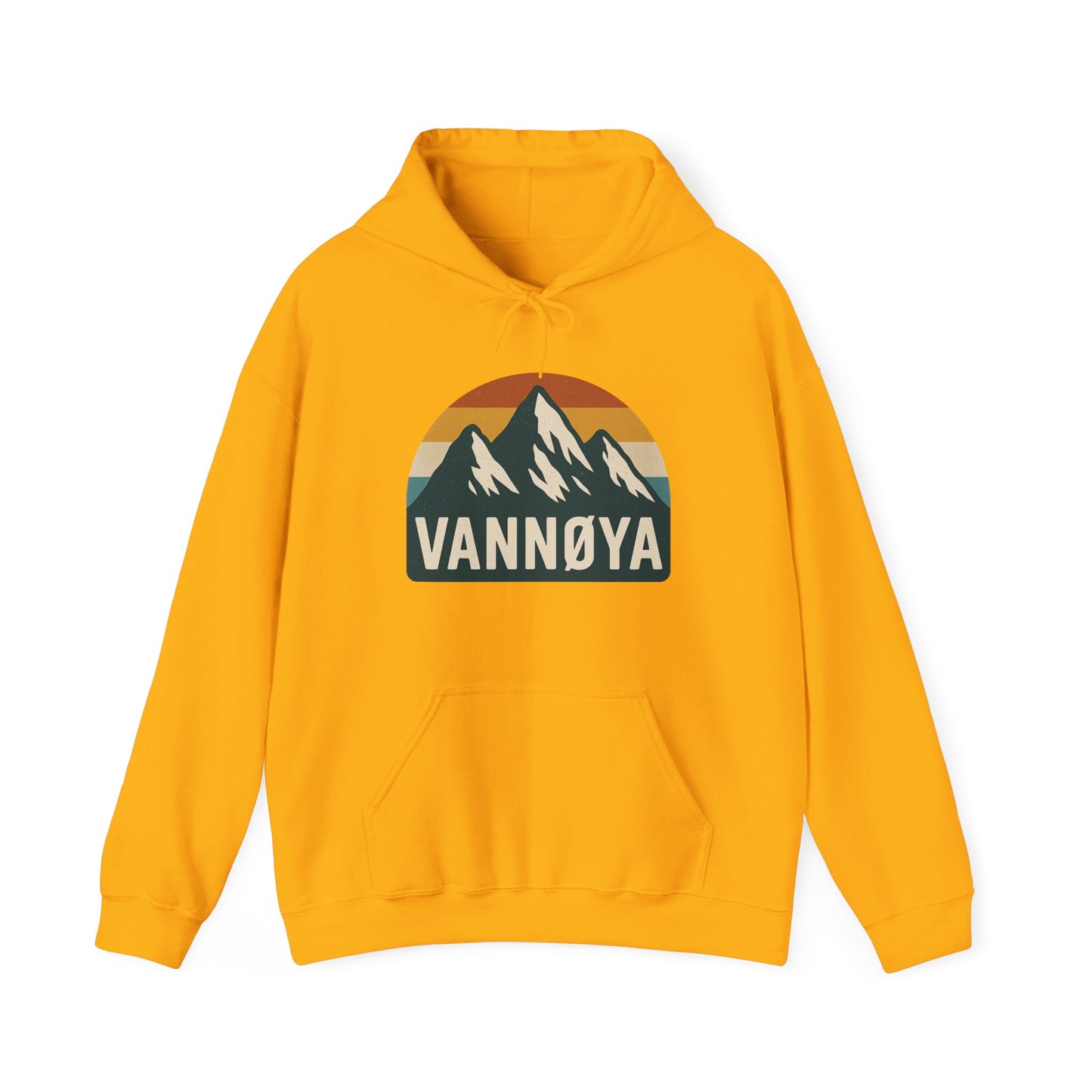 Mountain VANNØYA Unisex Hoodie - Cozy, Outdoor-Inspired Sweatshirt