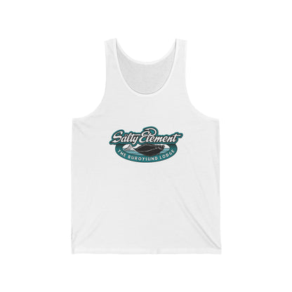 „Angeln ist Krieg“ – Unisex Jersey Tanktop für echte Draußen-Menschen