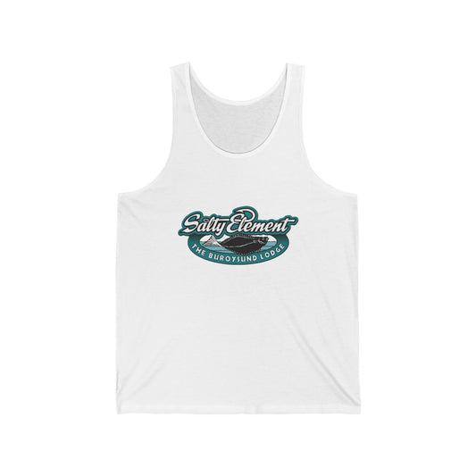 „Angeln ist Krieg“ – Unisex Jersey Tanktop für echte Draußen-Menschen