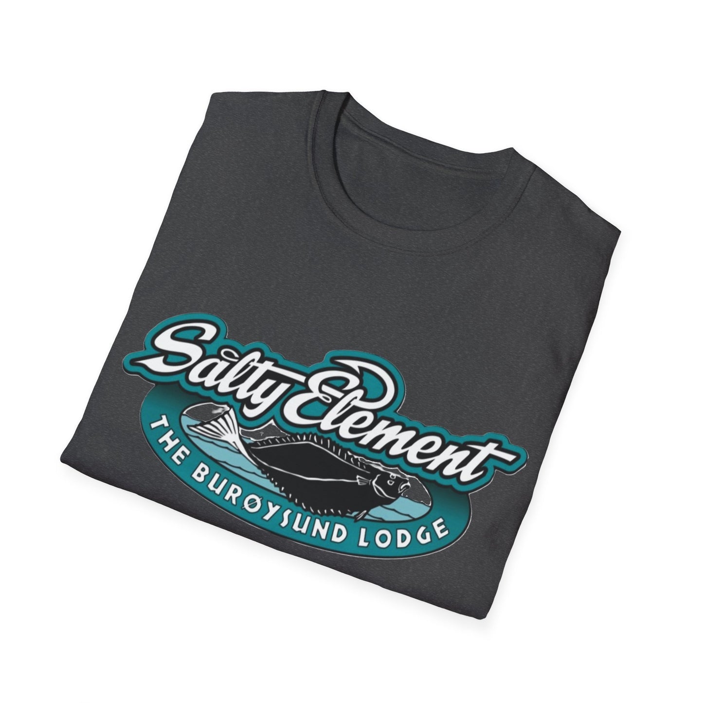 Salty Element Unisex Softstyle T-Shirt - Retro Mountain Lodge Tee