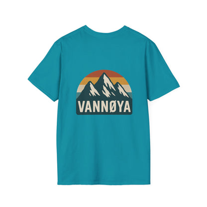 Salty Element Unisex Softstyle T-Shirt - Retro Mountain Lodge Tee