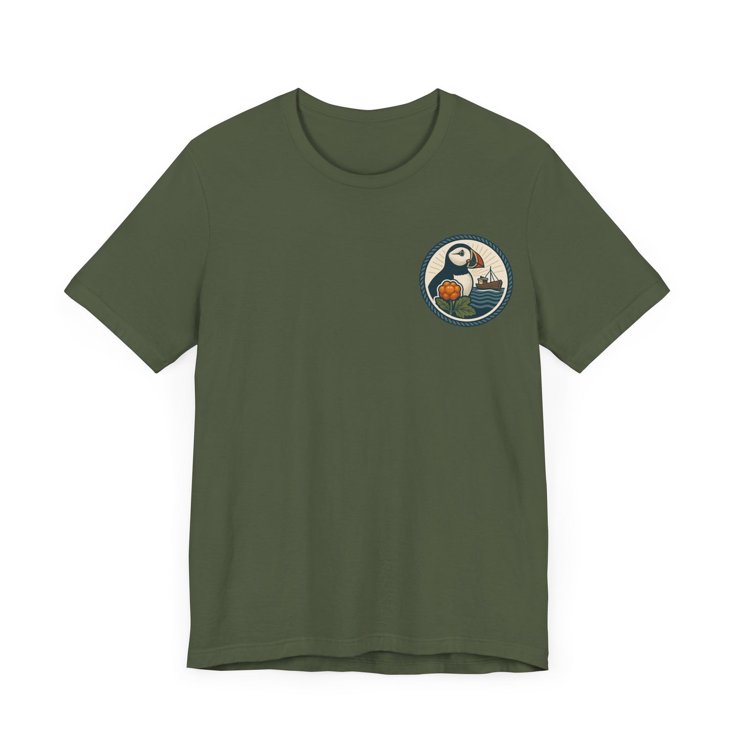 Unisex Jersey T-Shirt – Buroysund-Design für Alltag & Abenteuer