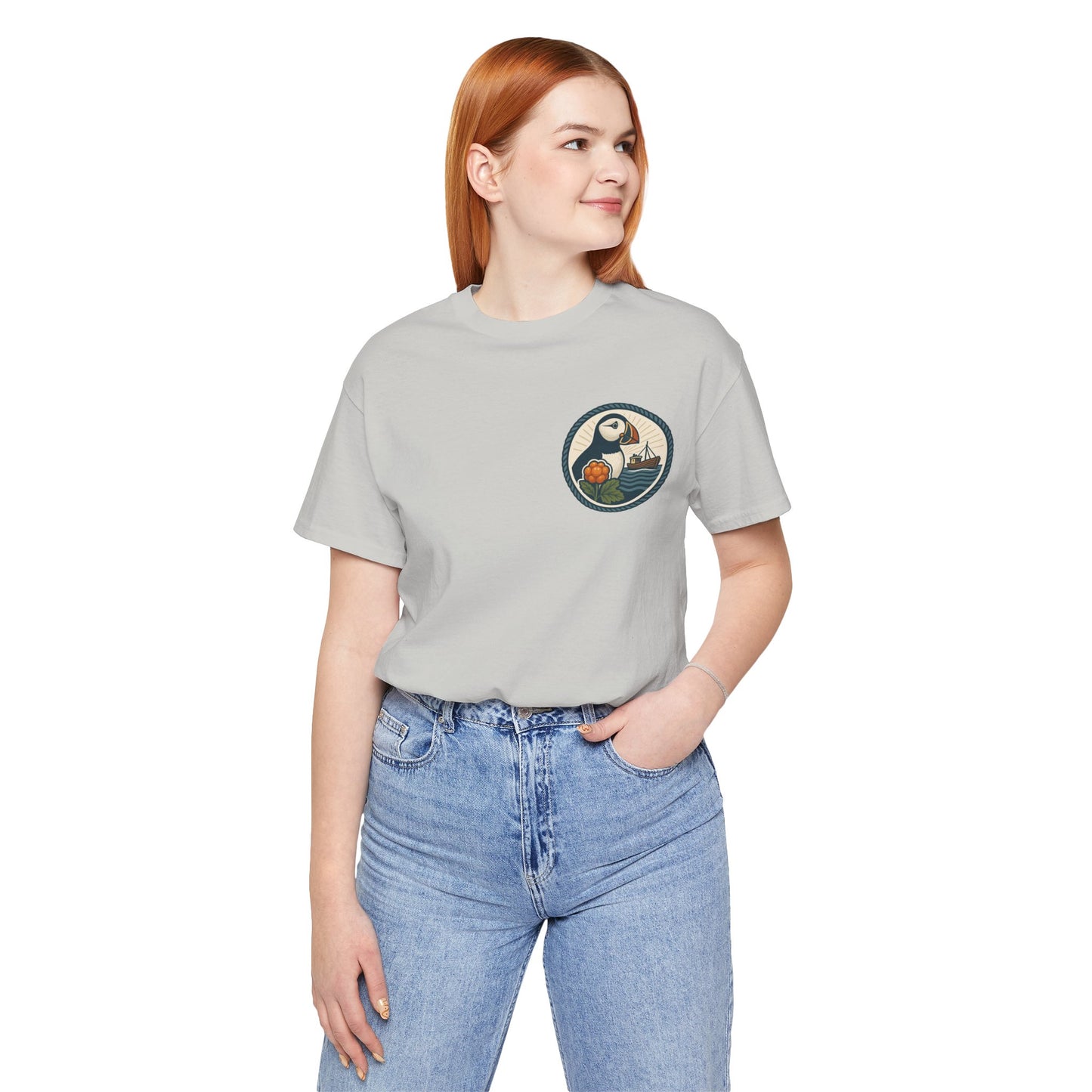 Unisex Jersey T-Shirt – Buroysund-Design für Alltag & Abenteuer