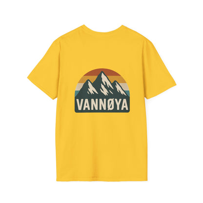 Salty Element Unisex Softstyle T-Shirt - Retro Mountain Lodge Tee