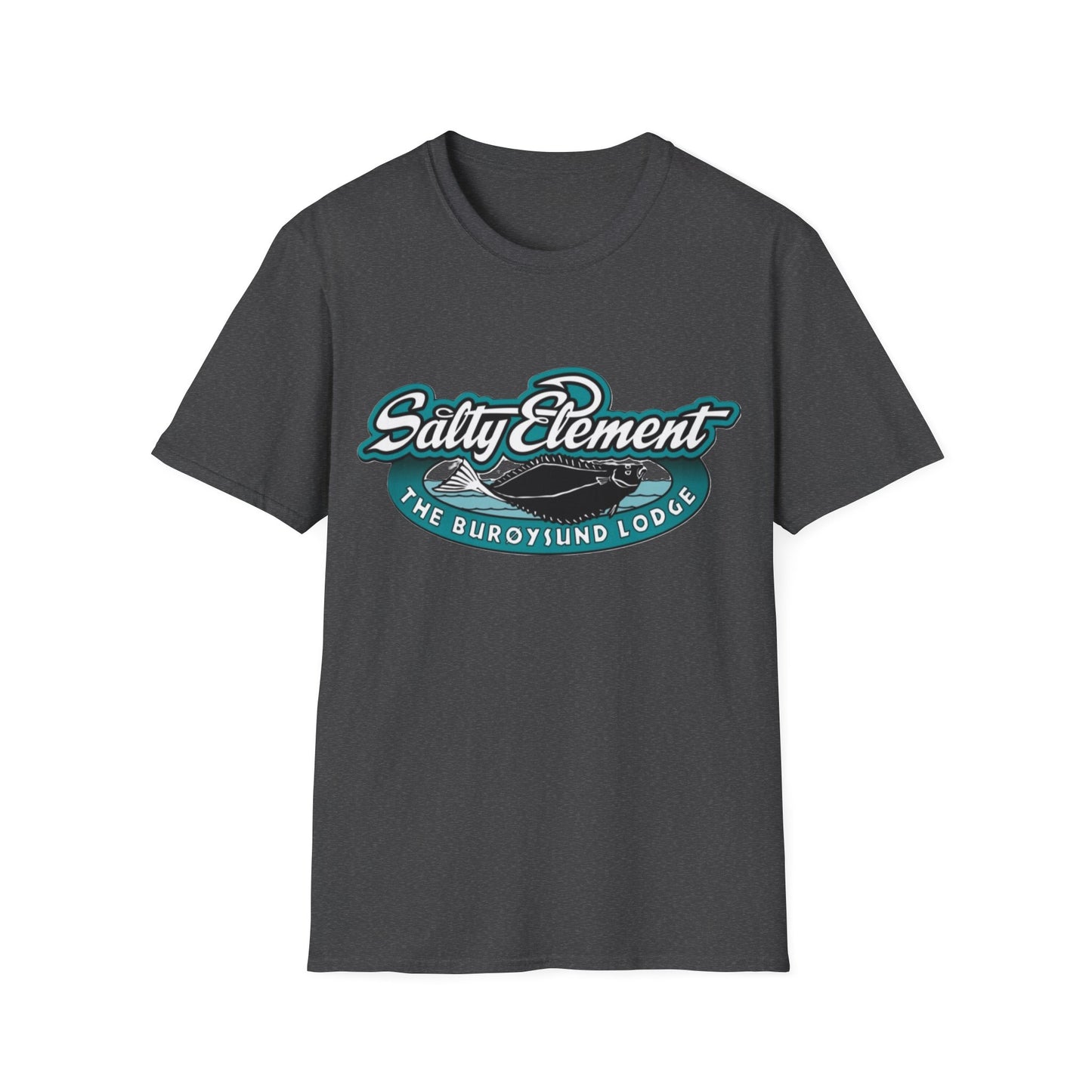 Salty Element Unisex Softstyle T-Shirt - Retro Mountain Lodge Tee