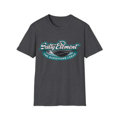Salty Element Unisex Softstyle T-Shirt - Retro Mountain Lodge Tee