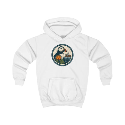 Adventurous Puffin Kids Hoodie