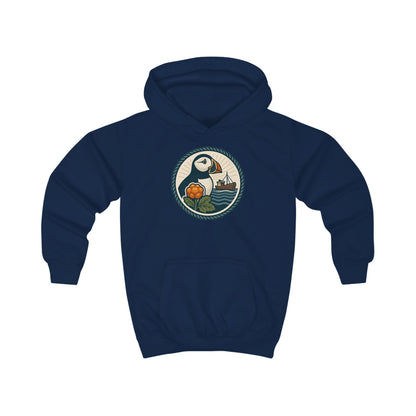 Adventurous Puffin Kids Hoodie