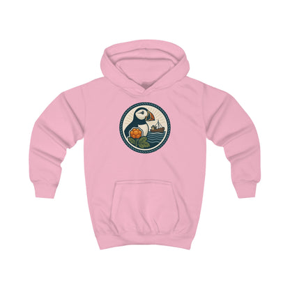 Adventurous Puffin Kids Hoodie