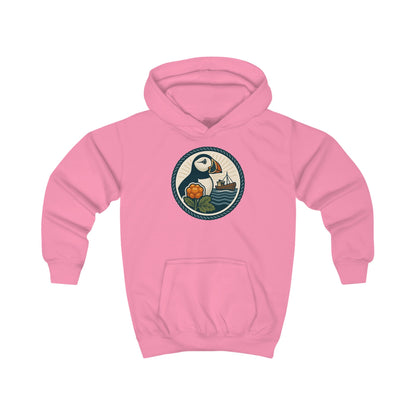 Adventurous Puffin Kids Hoodie