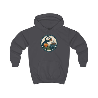 Adventurous Puffin Kids Hoodie