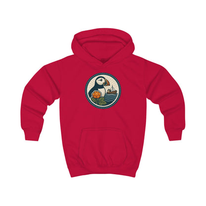Adventurous Puffin Kids Hoodie