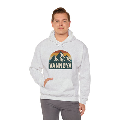 Mountain VANNØYA Unisex Hoodie - Cozy, Outdoor-Inspired Sweatshirt