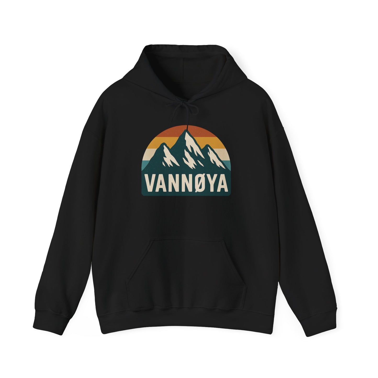 Mountain VANNØYA Unisex Hoodie - Cozy, Outdoor-Inspired Sweatshirt