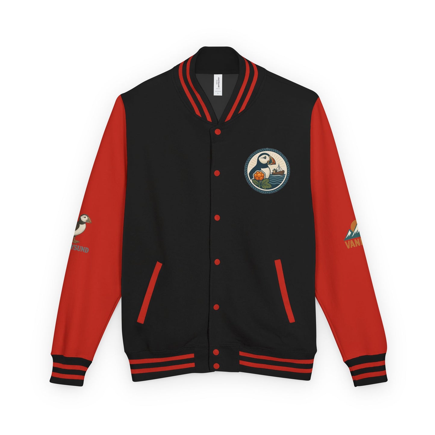 Unisex Collegejacke – Retro-Look trifft Komfort