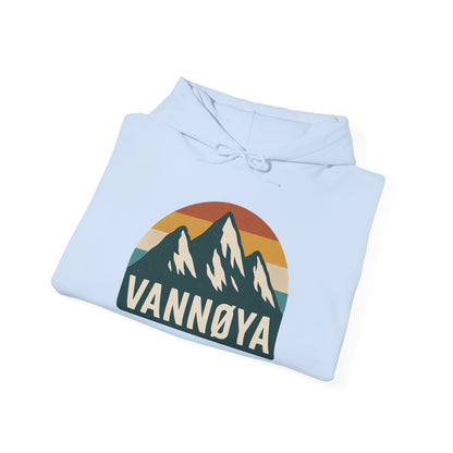 Mountain VANNØYA Unisex Hoodie - Cozy, Outdoor-Inspired Sweatshirt
