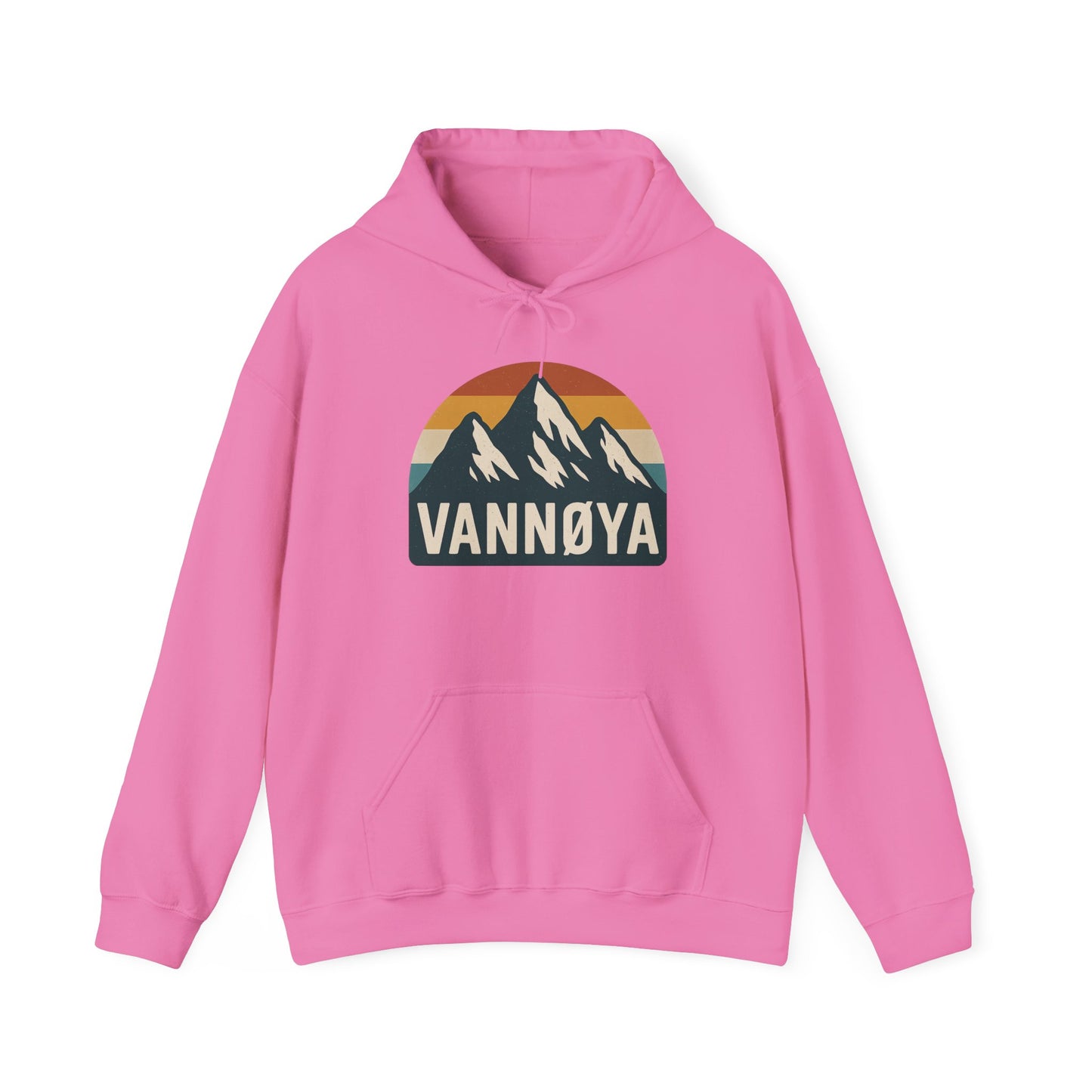 Mountain VANNØYA Unisex Hoodie - Cozy, Outdoor-Inspired Sweatshirt