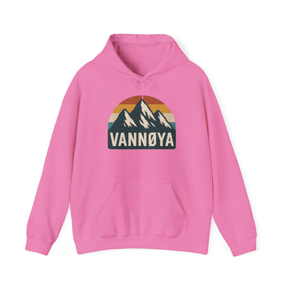 Mountain VANNØYA Unisex Hoodie - Cozy, Outdoor-Inspired Sweatshirt