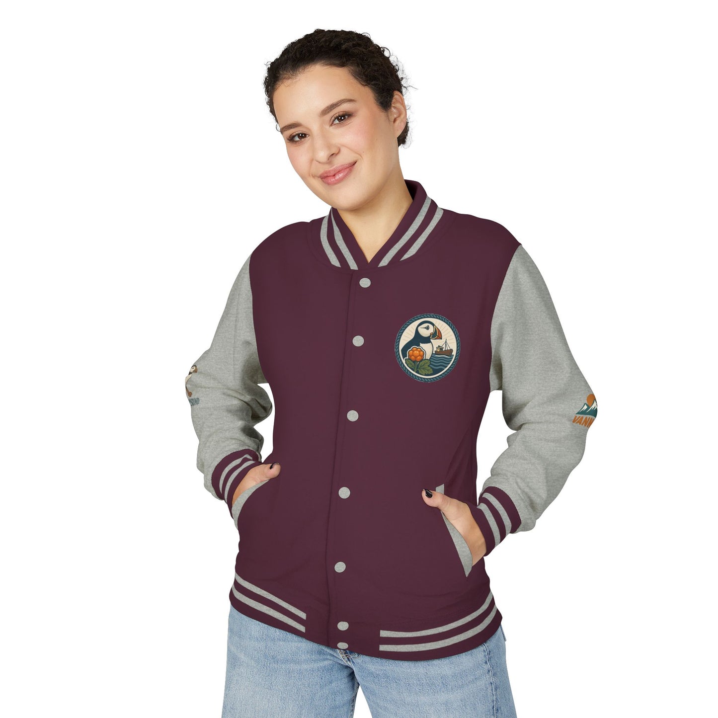Unisex Collegejacke – Retro-Look trifft Komfort