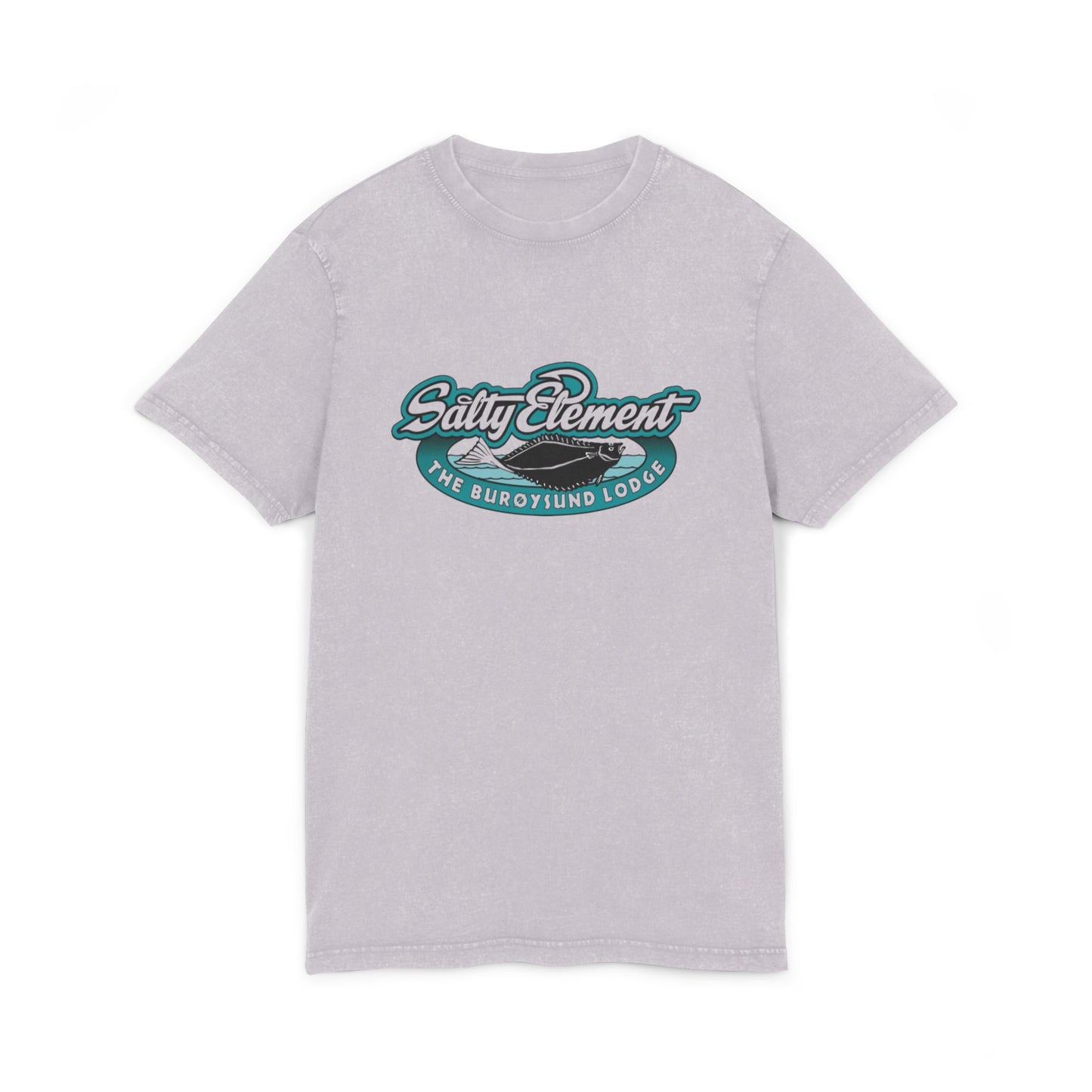 Vintage T-Shirt im Acid-Wash-Look – Mit Salty Element Logo für den maritimen Stil mit Charakter