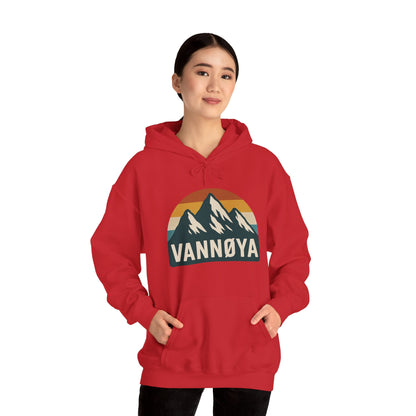 Mountain VANNØYA Unisex Hoodie - Cozy, Outdoor-Inspired Sweatshirt