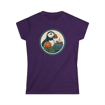 Softstyle Damen-T-Shirt „Puffin Edition“ – Fröhlich. Bequem. Persönlich.