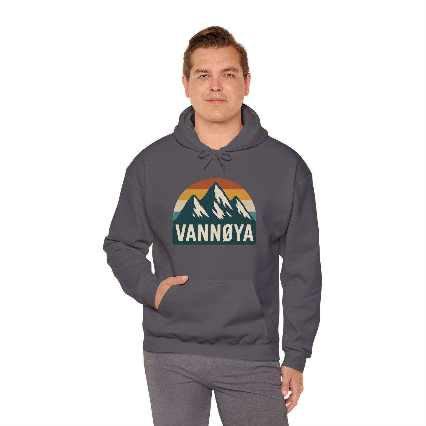 Mountain VANNØYA Unisex Hoodie - Cozy, Outdoor-Inspired Sweatshirt