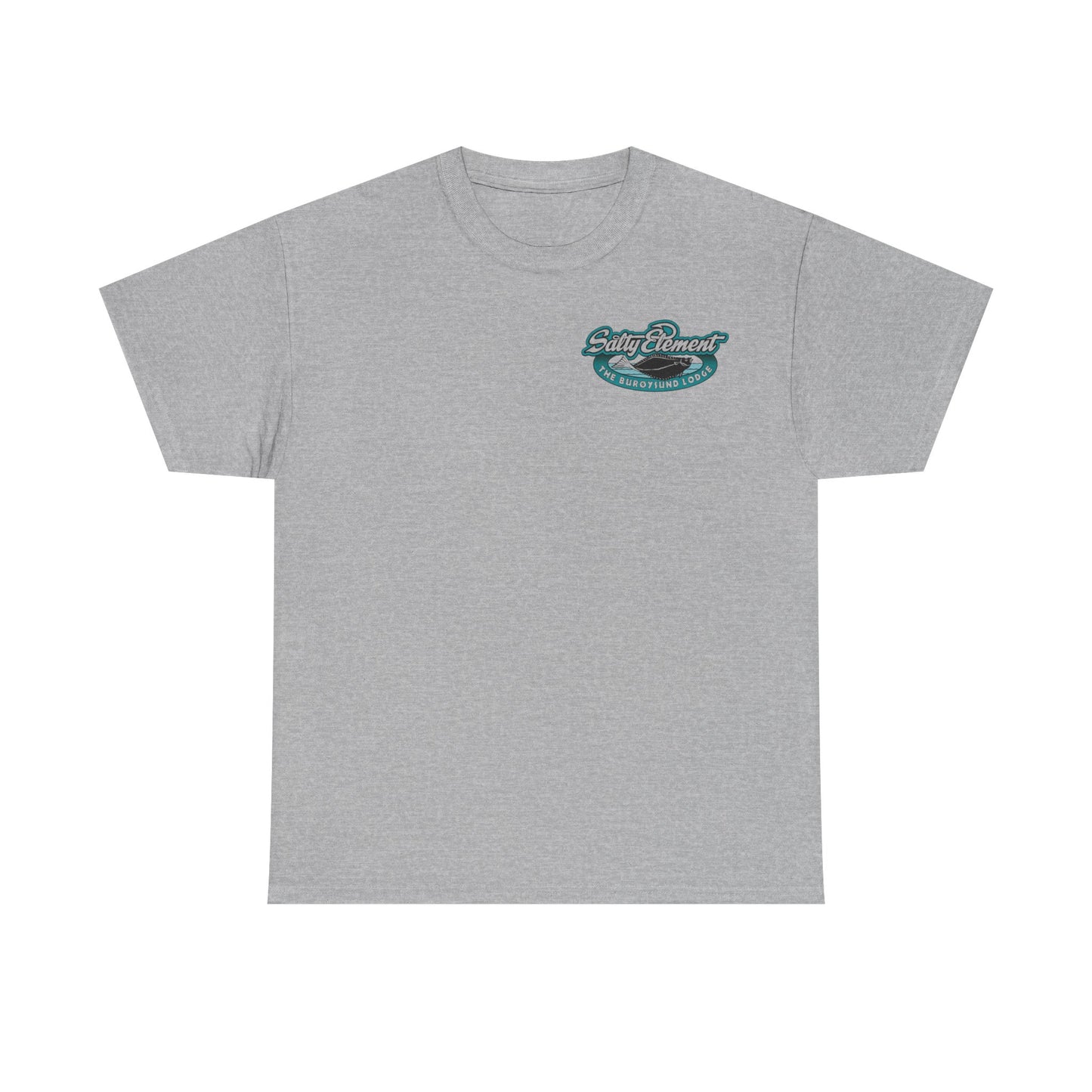 Unisex Heavy Cotton T-Shirt – „Angeln ist Krieg“ – Für alle, die es ernst meinen