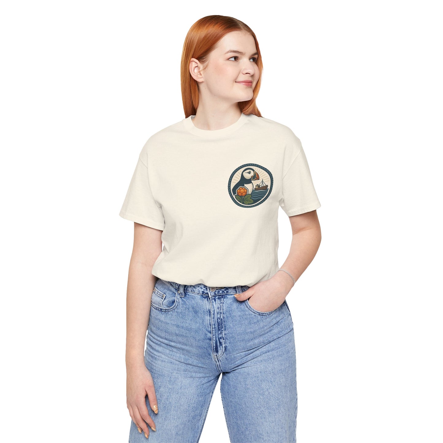Unisex Jersey T-Shirt – Buroysund-Design für Alltag & Abenteuer