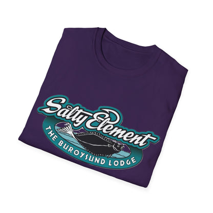Salty Element Unisex Softstyle T-Shirt - Retro Mountain Lodge Tee