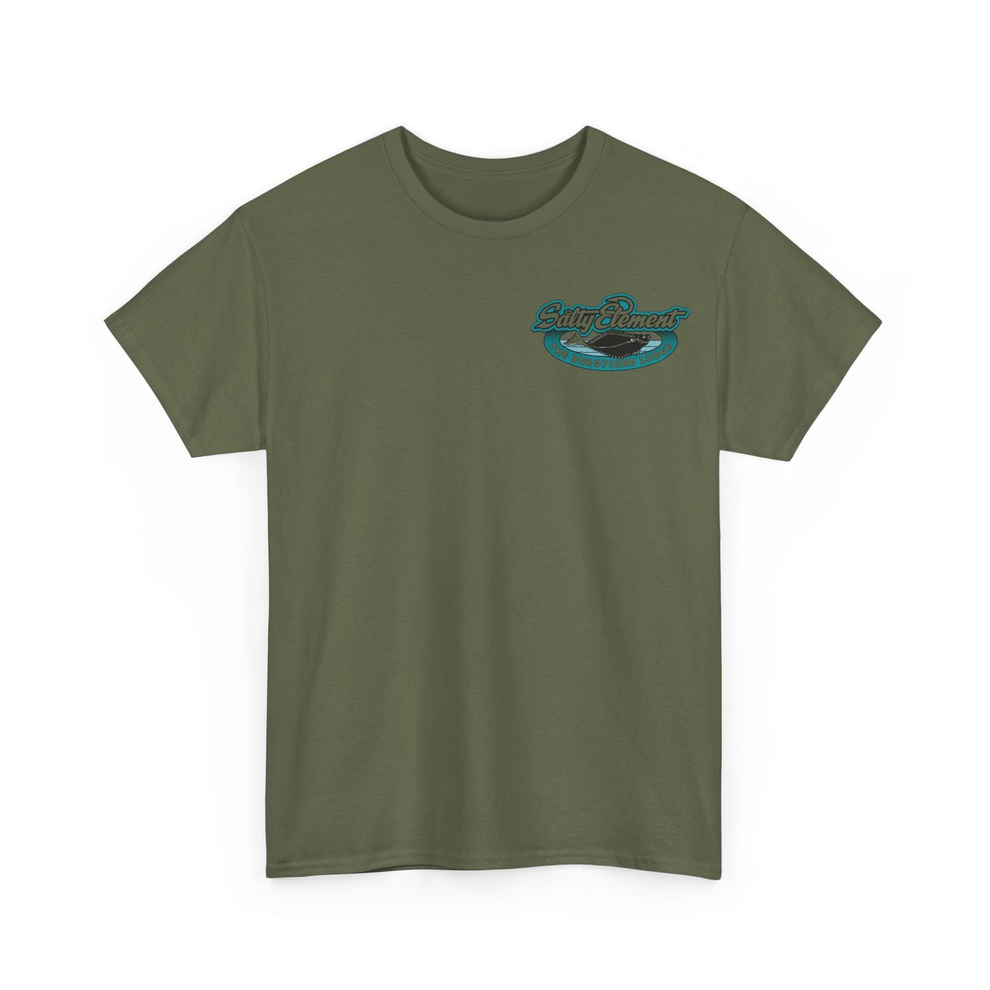 Unisex Heavy Cotton T-Shirt – „Angeln ist Krieg“ – Für alle, die es ernst meinen