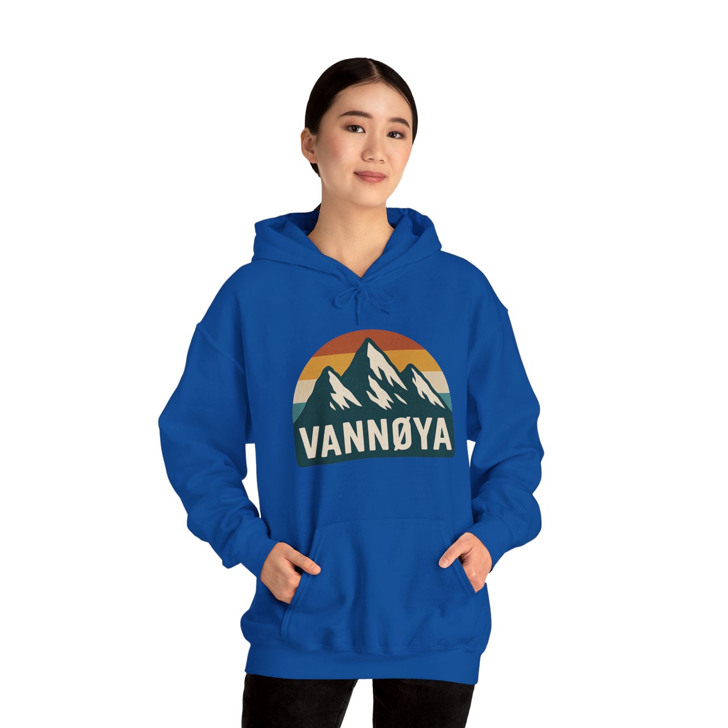 Mountain VANNØYA Unisex Hoodie - Cozy, Outdoor-Inspired Sweatshirt